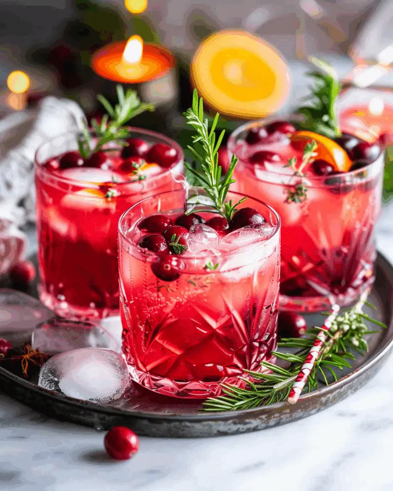Cranberry Mule Holiday Cocktail