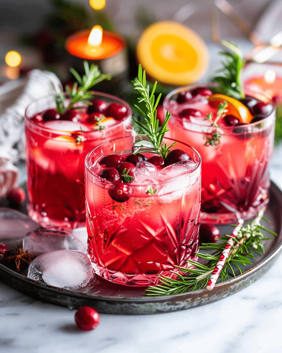 Cranberry Mule Holiday Cocktail