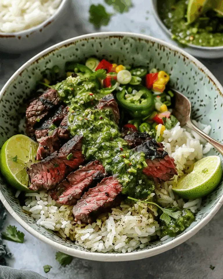 Cilantro Lime Steak Bowls