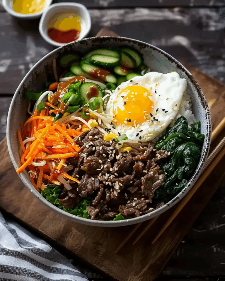 Korean Beef Bibimbap Bowl