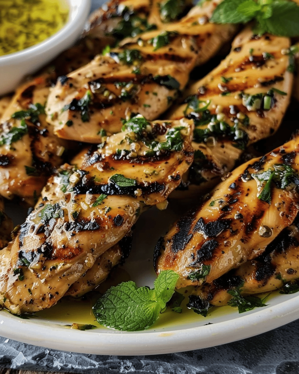 Greek-Style Grilled Chicken Tenders