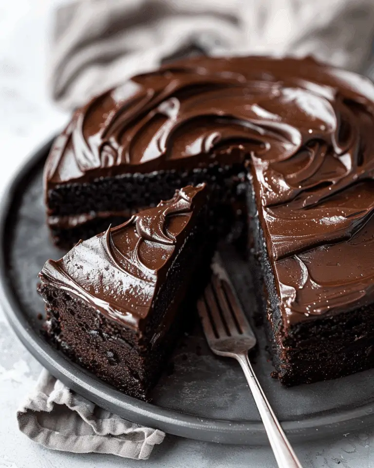 Chocolate Moist Cake with Ganache