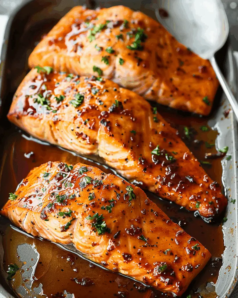 Brown Sugar Soy Sauce Salmon