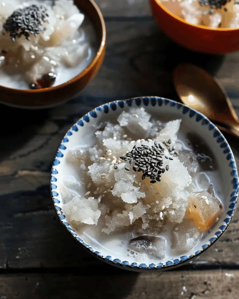 Chè Thập Cẩm with Grass Jelly, Coconut Jelly & Mung Bean Paste