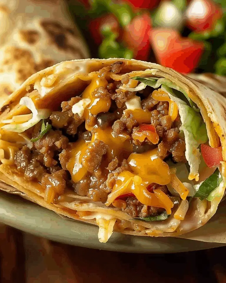 Nacho Cheese Beef Wrap