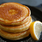 Fluffy Lemon Vanilla Butter Pancakes