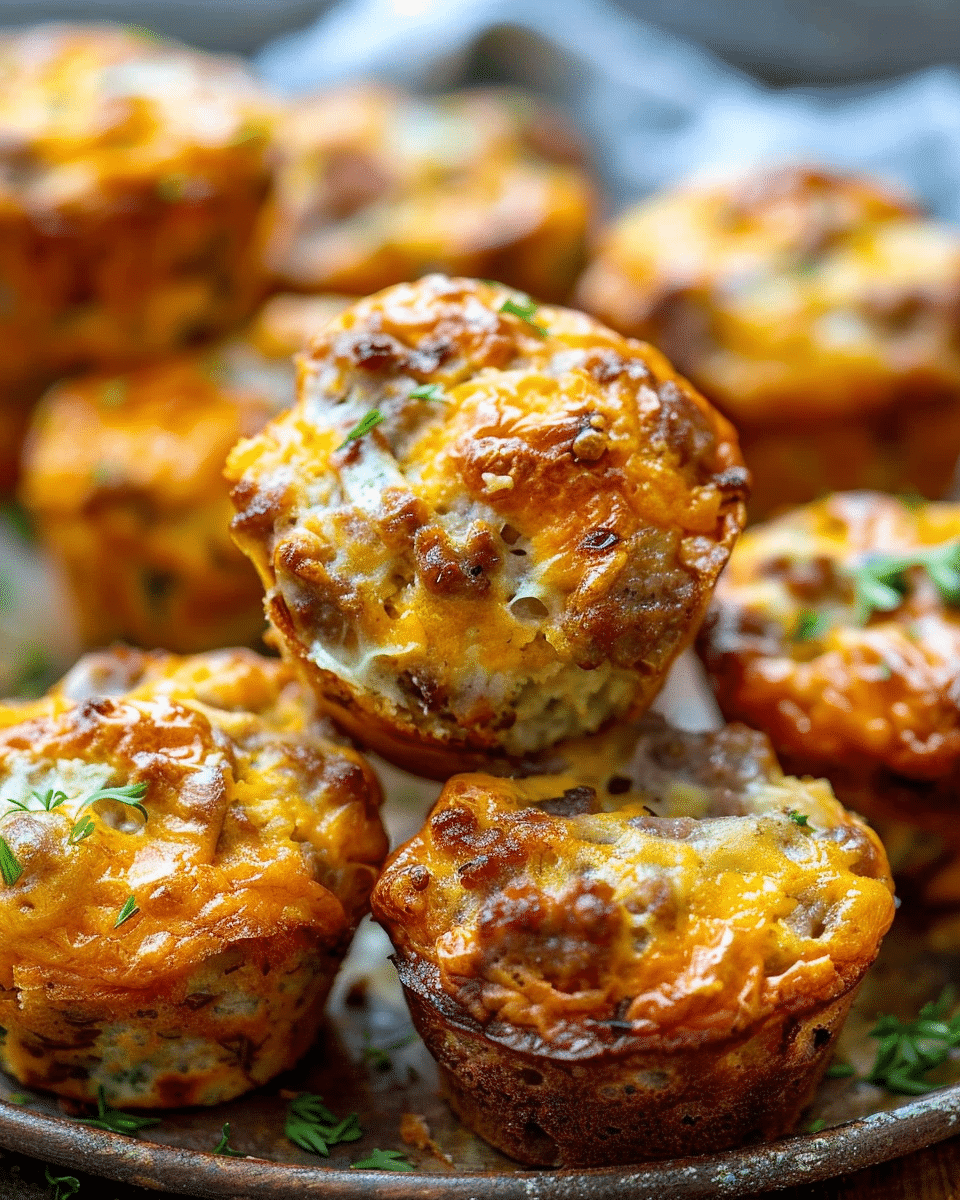 Easy Sausage Breakfast Muffins