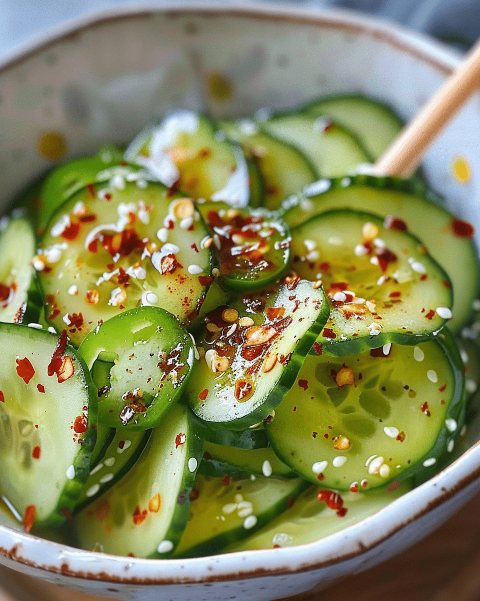 Easy Asian Cucumber Salad