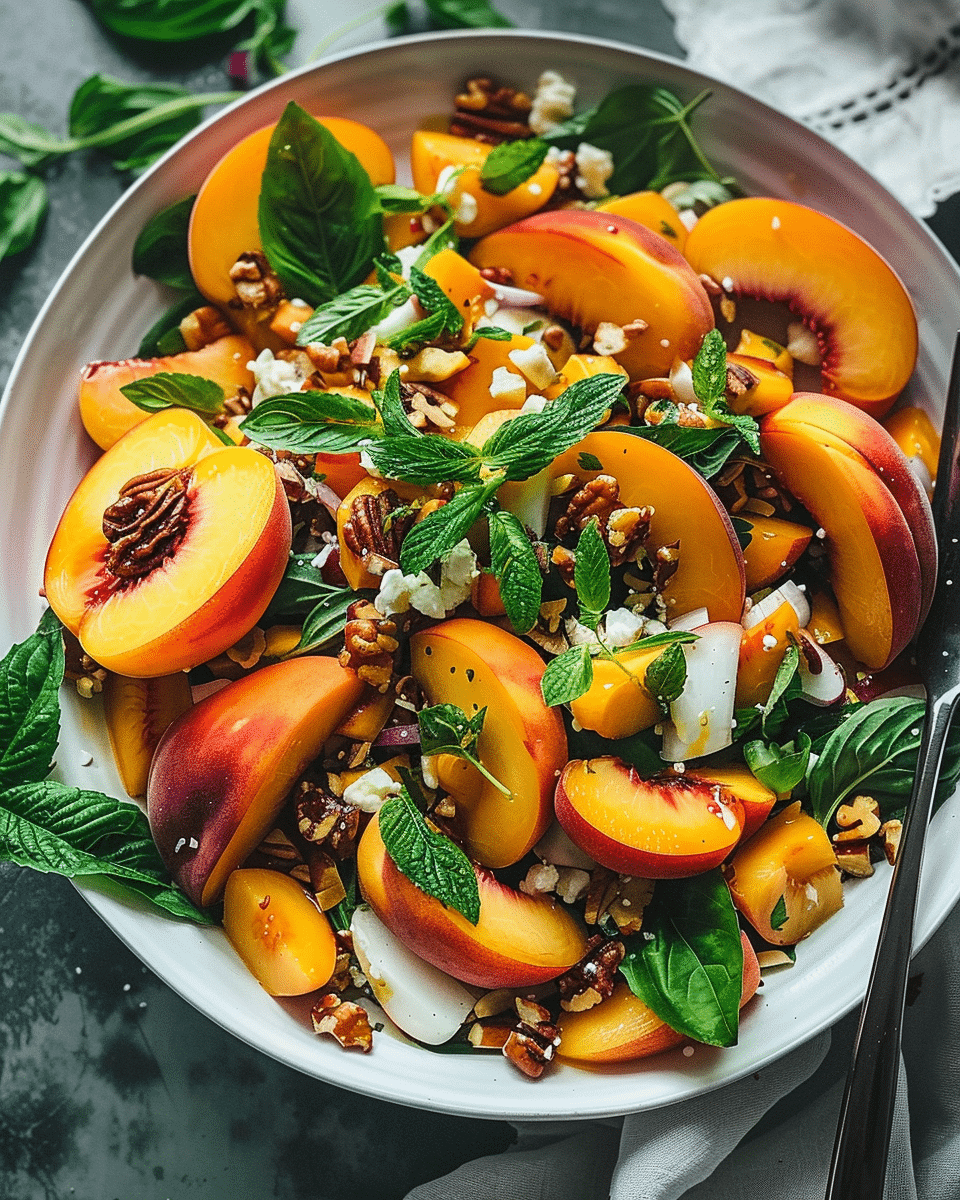 Millionaire Peach Salad Recipe