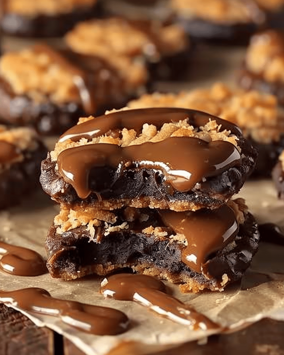 Homemade Samoas Girl Scout Cookies