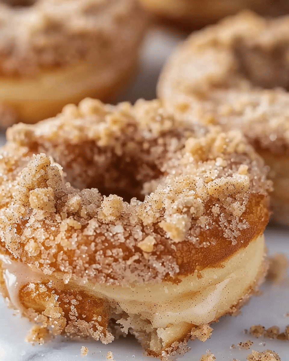Easy Baked Apple Crumb Donuts