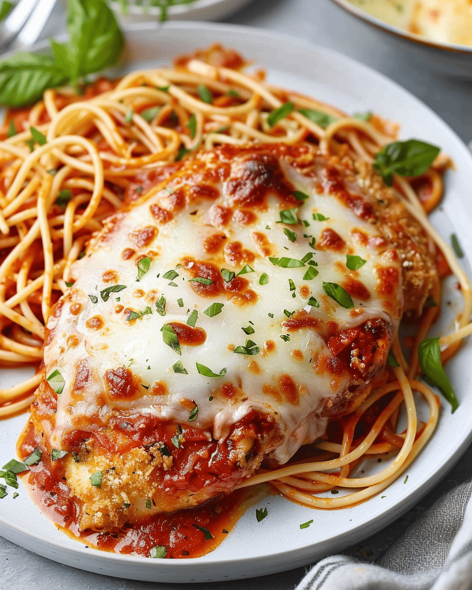 Healthy Baked Chicken Parmesan