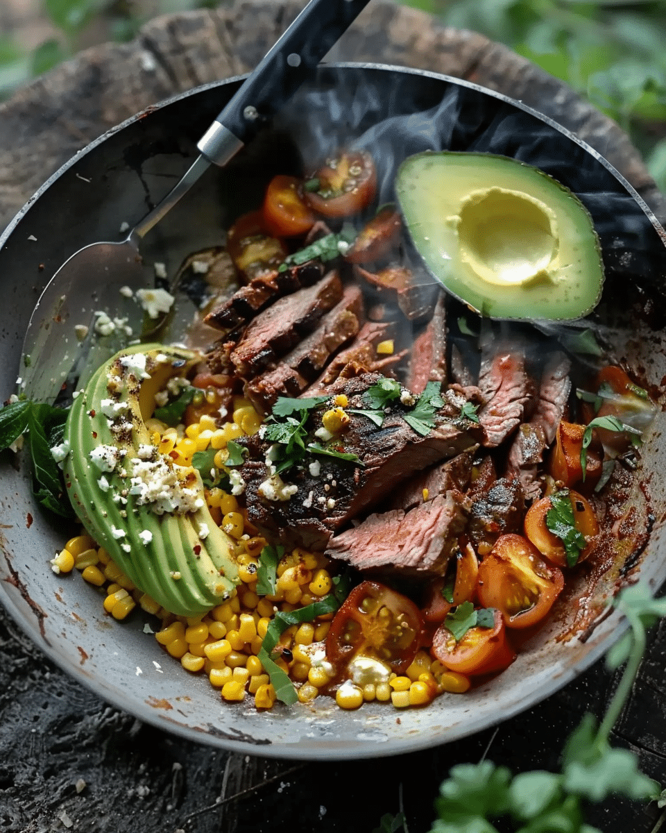 Mastering the Steak, Avocado, and Roasted Corn Bowl 