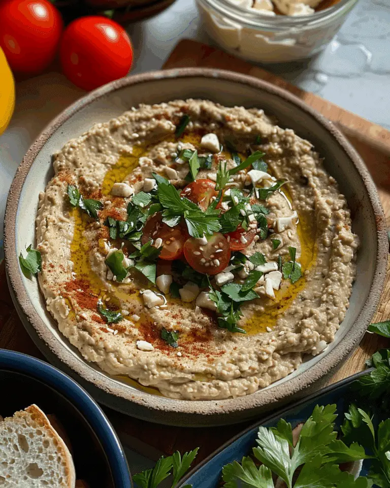 The Best Baba Ganoush with Blistered Tomatoes and Feta