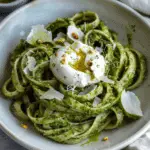 Pistachio Pesto Pasta with Burrata