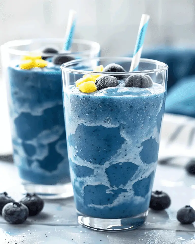 Blue Spirulina Smoothie (Cloud Smoothie)