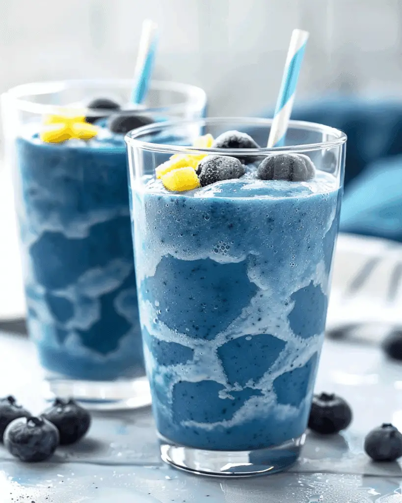 Blue Spirulina Smoothie (Cloud Smoothie)