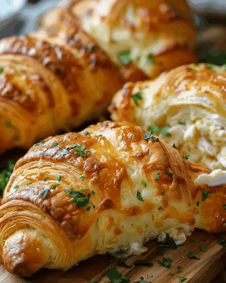 Cheesy Chicken Crescent Rolls