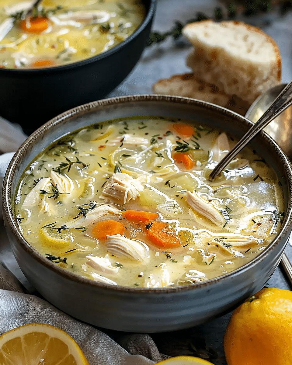 Avgolemono Greek Lemon Chicken Soup That Heals and Satisfies