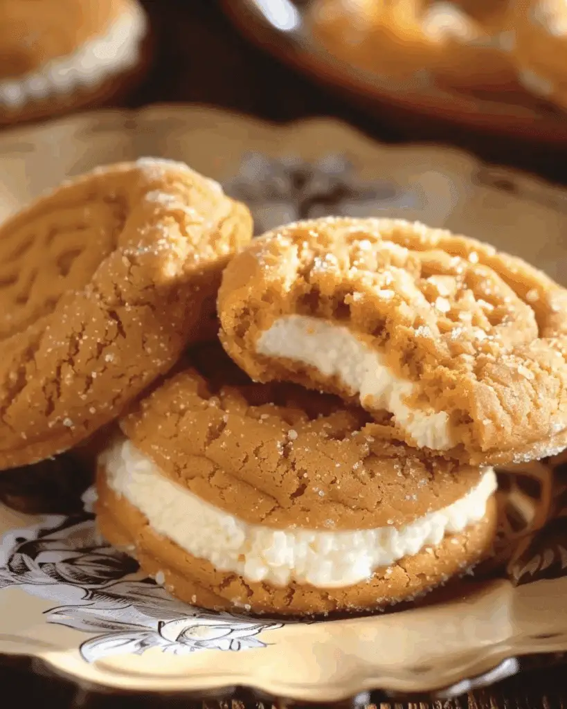 Pumpkin Spice Cheesecake-Stuffed Sugar Cookies