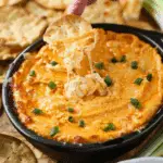 Crockpot Creamy Buffalo Chicken Dip