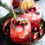 Cranberry Mule Holiday Cocktail