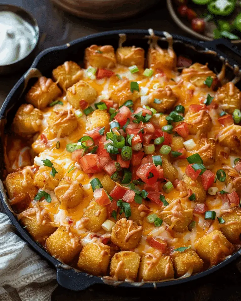 Fiesta Chicken Tater Tot Casserole