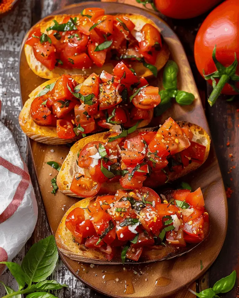 My Fave Easy Classic Bruschetta