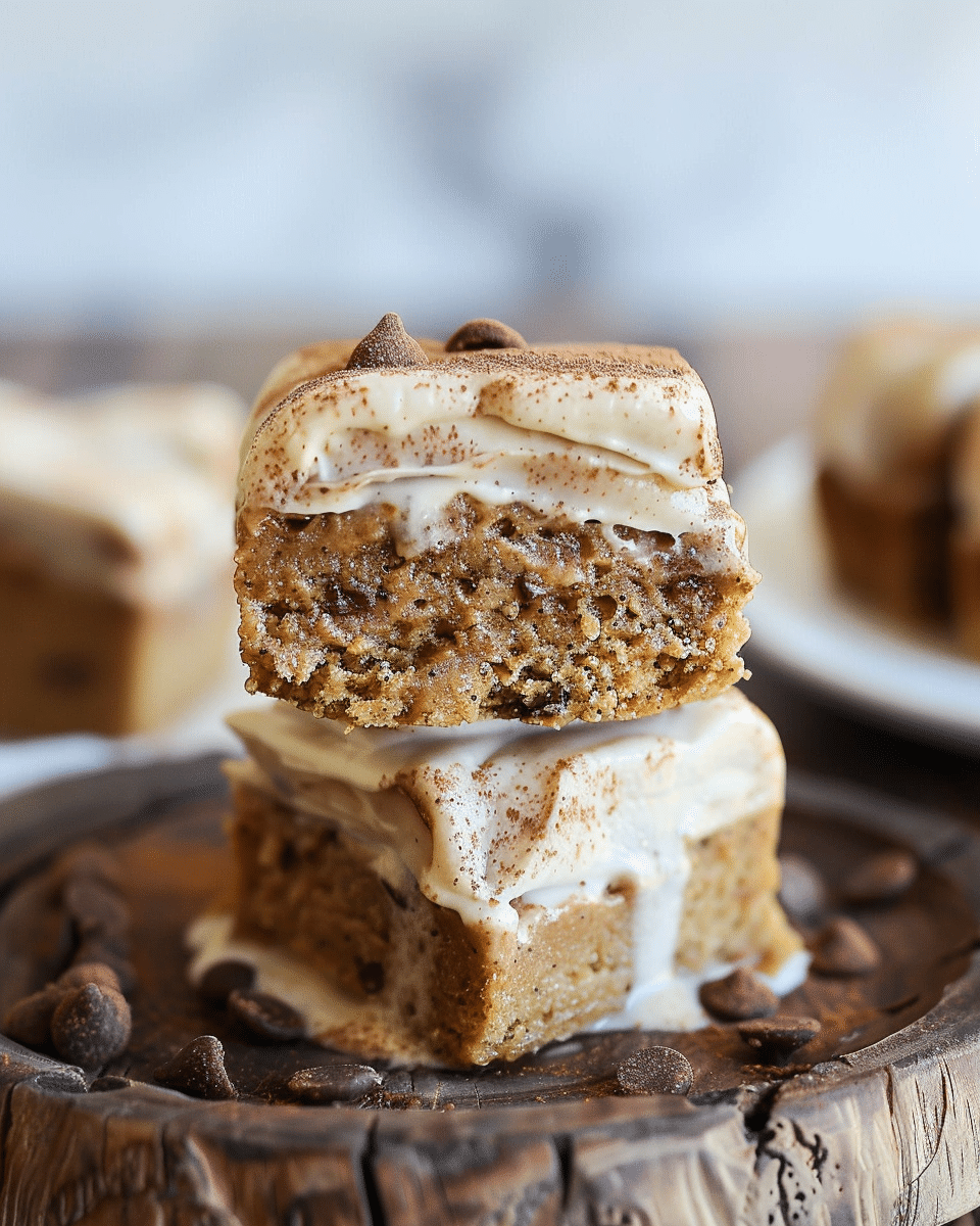 Pumpkin Ice Cream Cookie Bars