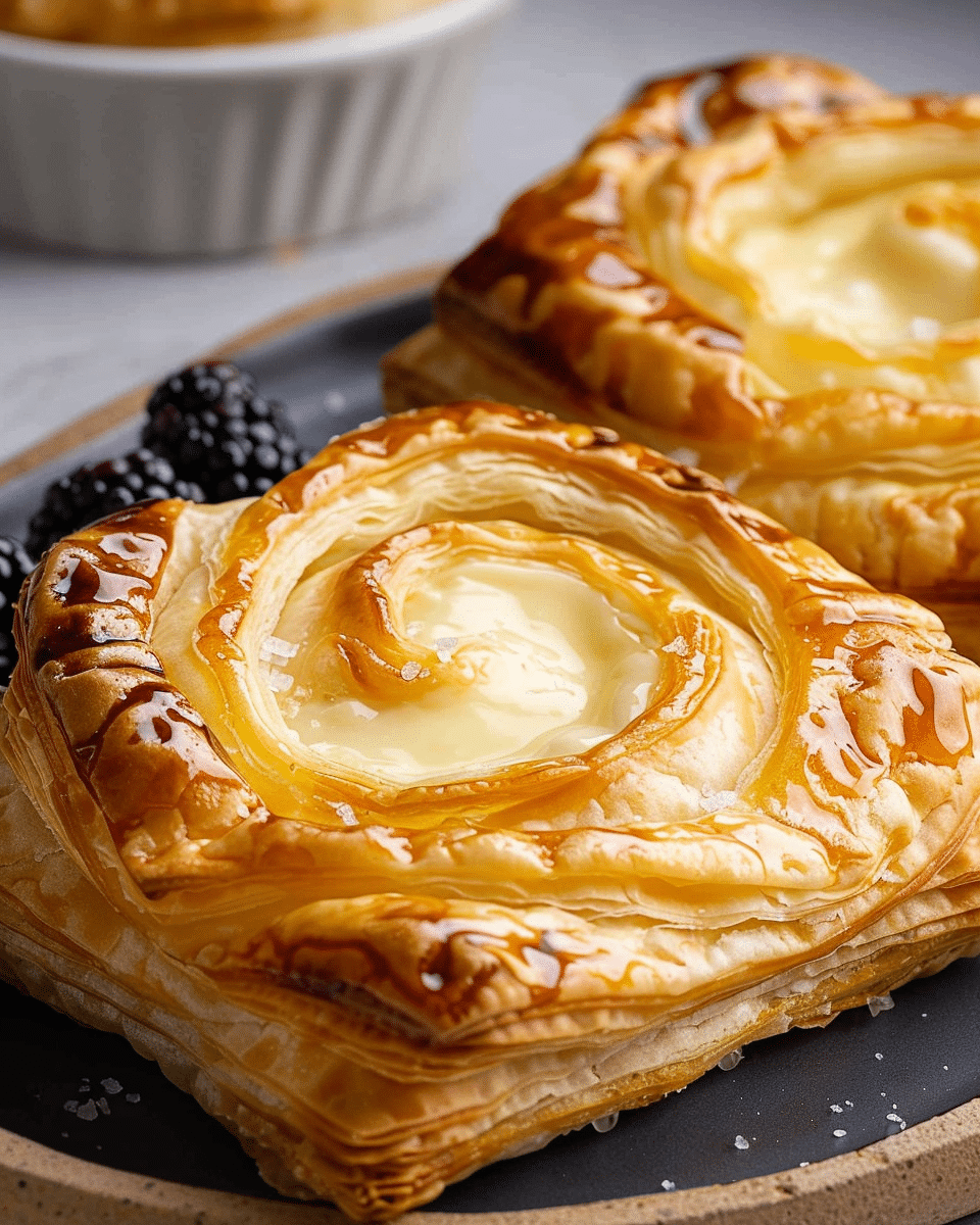 Flaky Puff Pastry Cream Cheese Danish Delight
