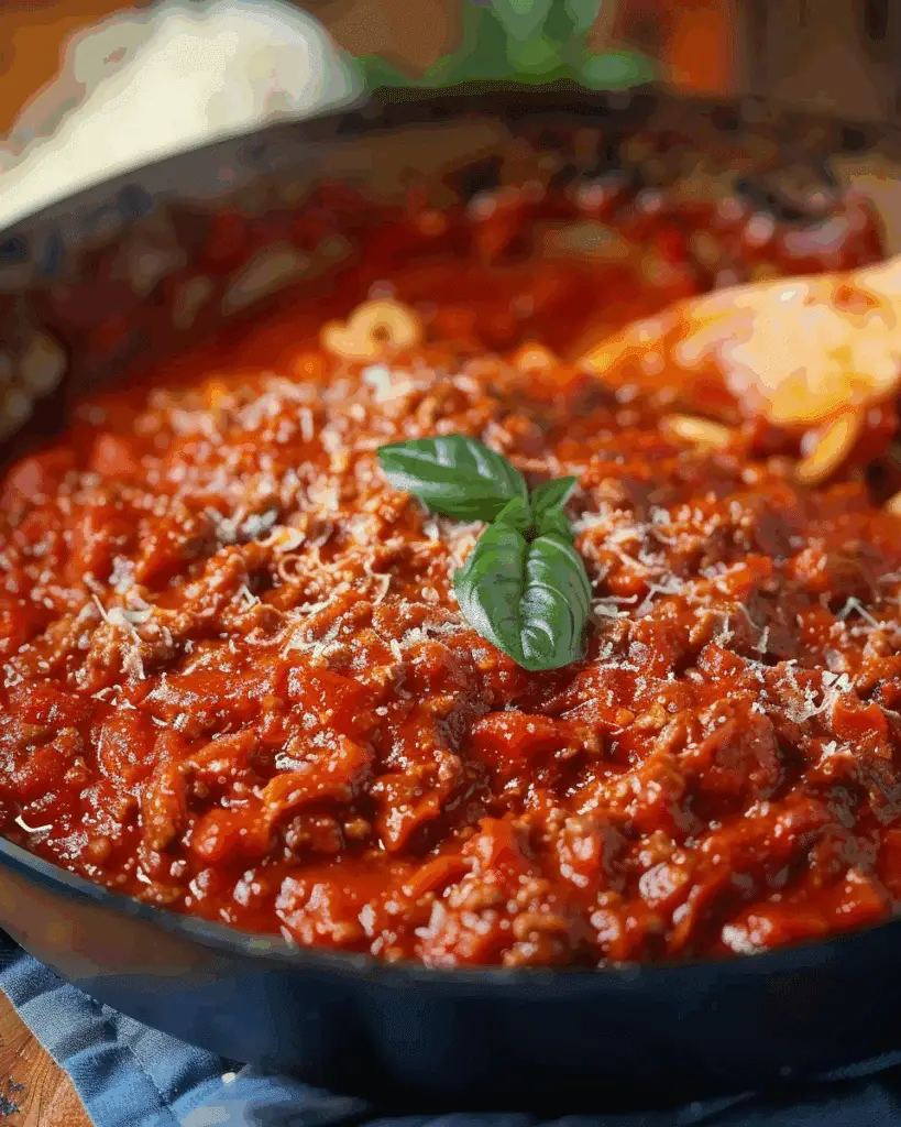 Easy Homemade Spaghetti Sauce Recipe