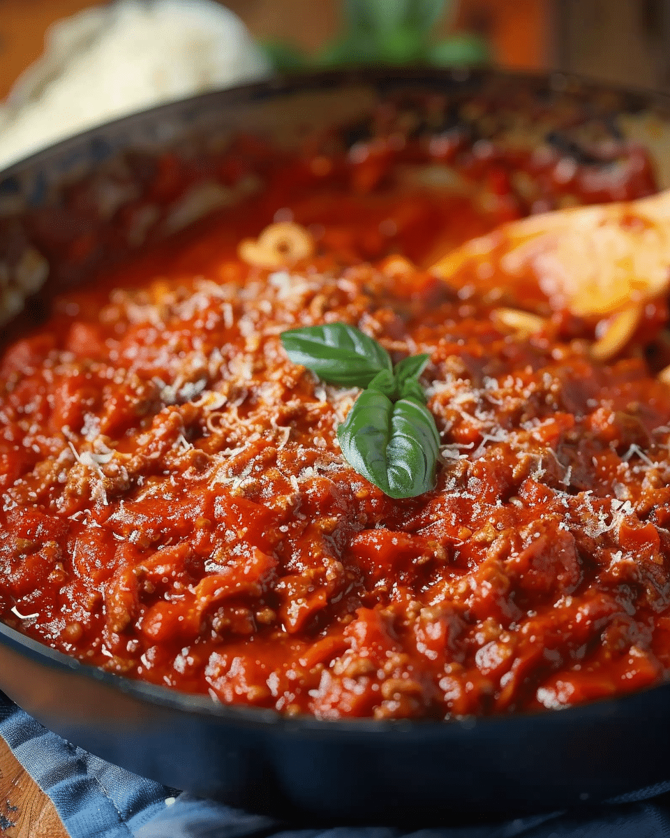 Easy Homemade Spaghetti Sauce Recipe
