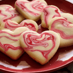 Delightful Marbled Valentine Sugar Cookies