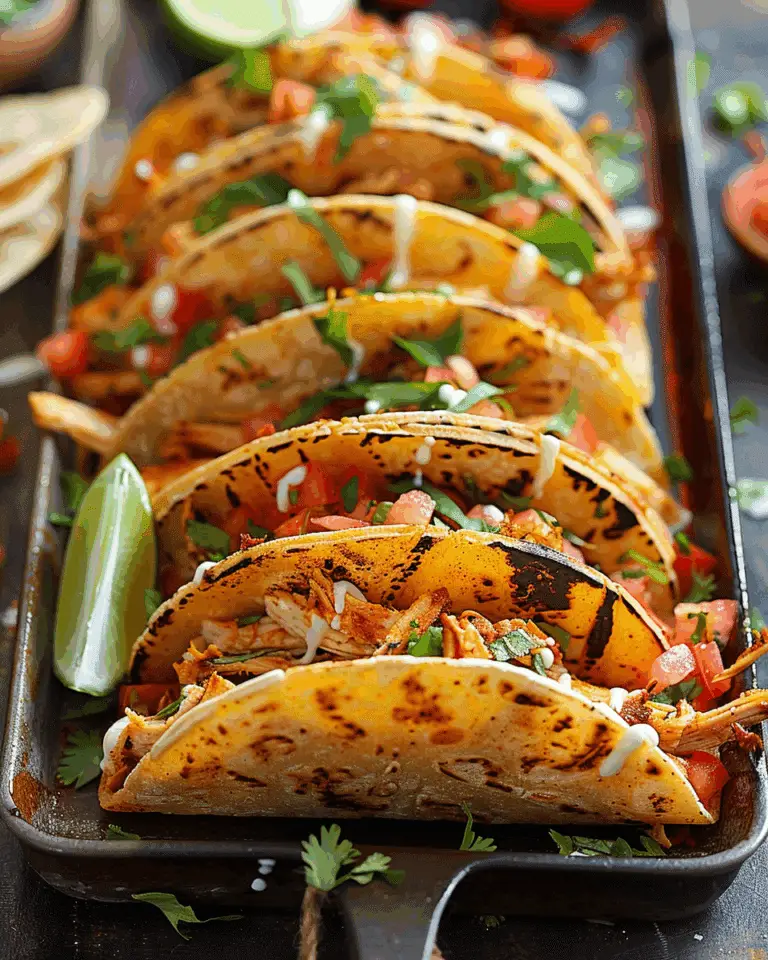 Mini Baked Chicken Tacos