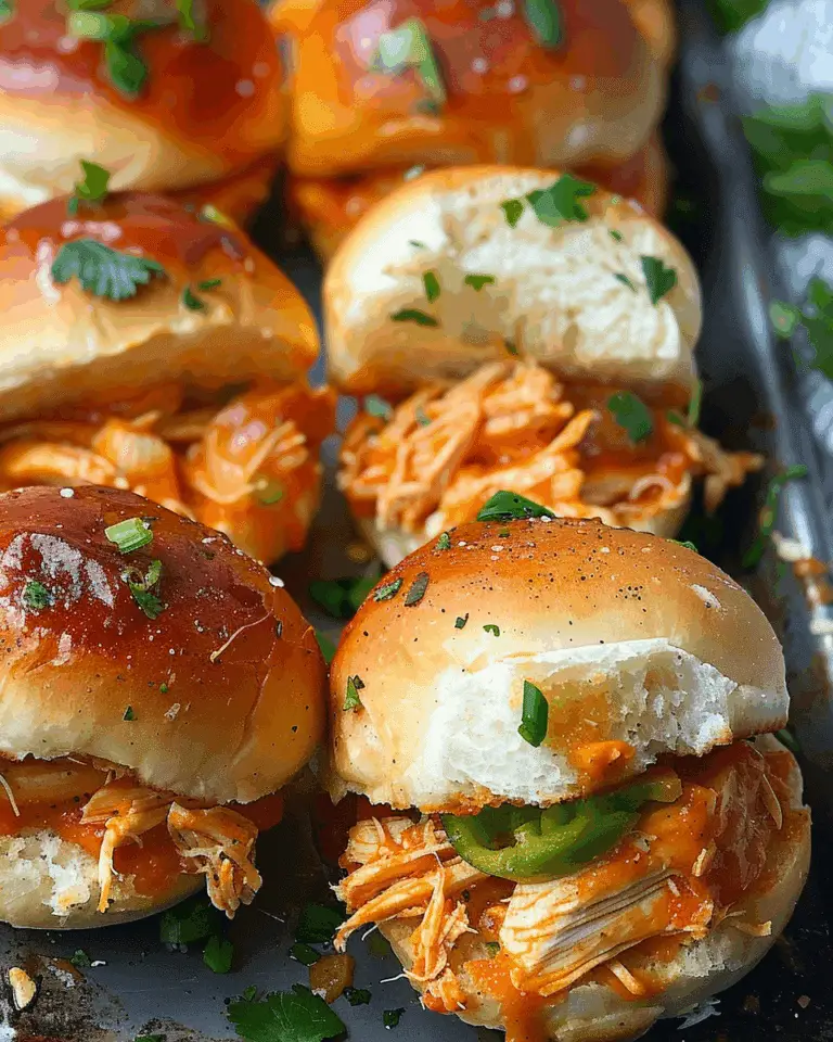 Spicy Buffalo Chicken Sliders
