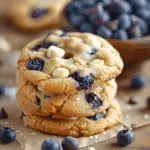Blueberry White Chocolate Chip Cookies