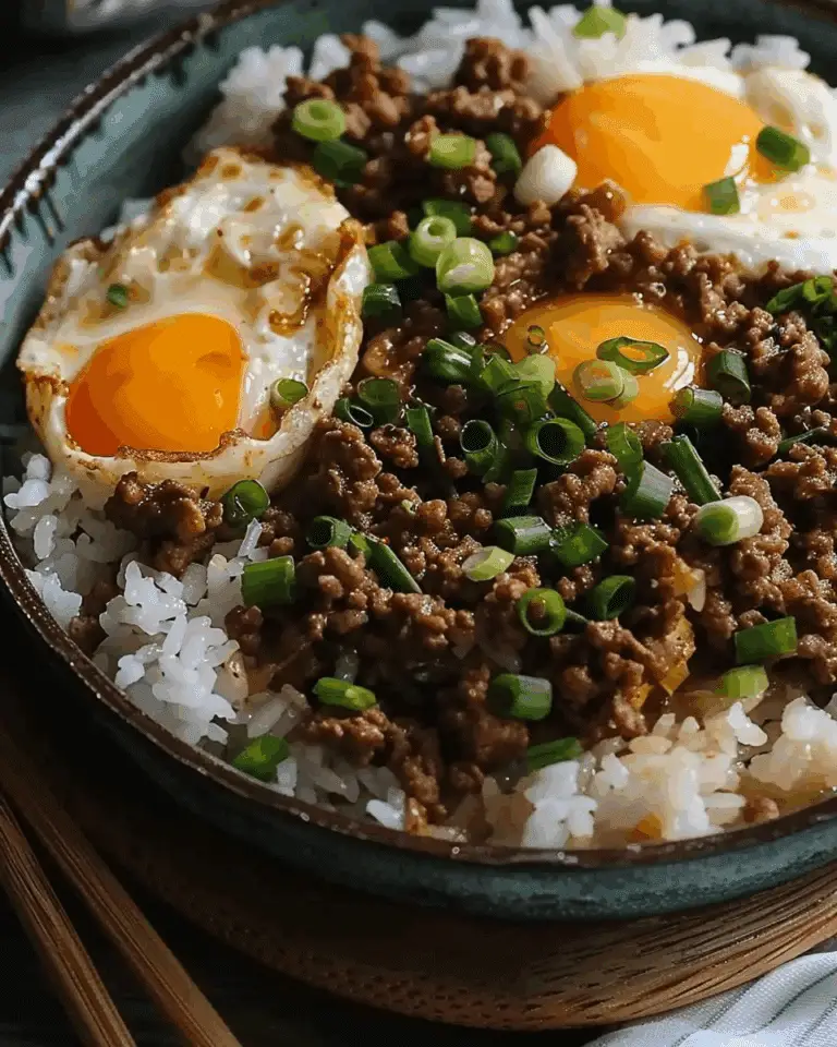 Cantonese Ground Beef Rice and Eggs (窝蛋牛肉)