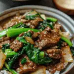 Delicious and Easy Beef Bok Choy Stir‑Fry with Garlic Soy Sauce