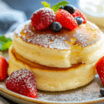 Fluffy Japanese Soufflé Pancakes