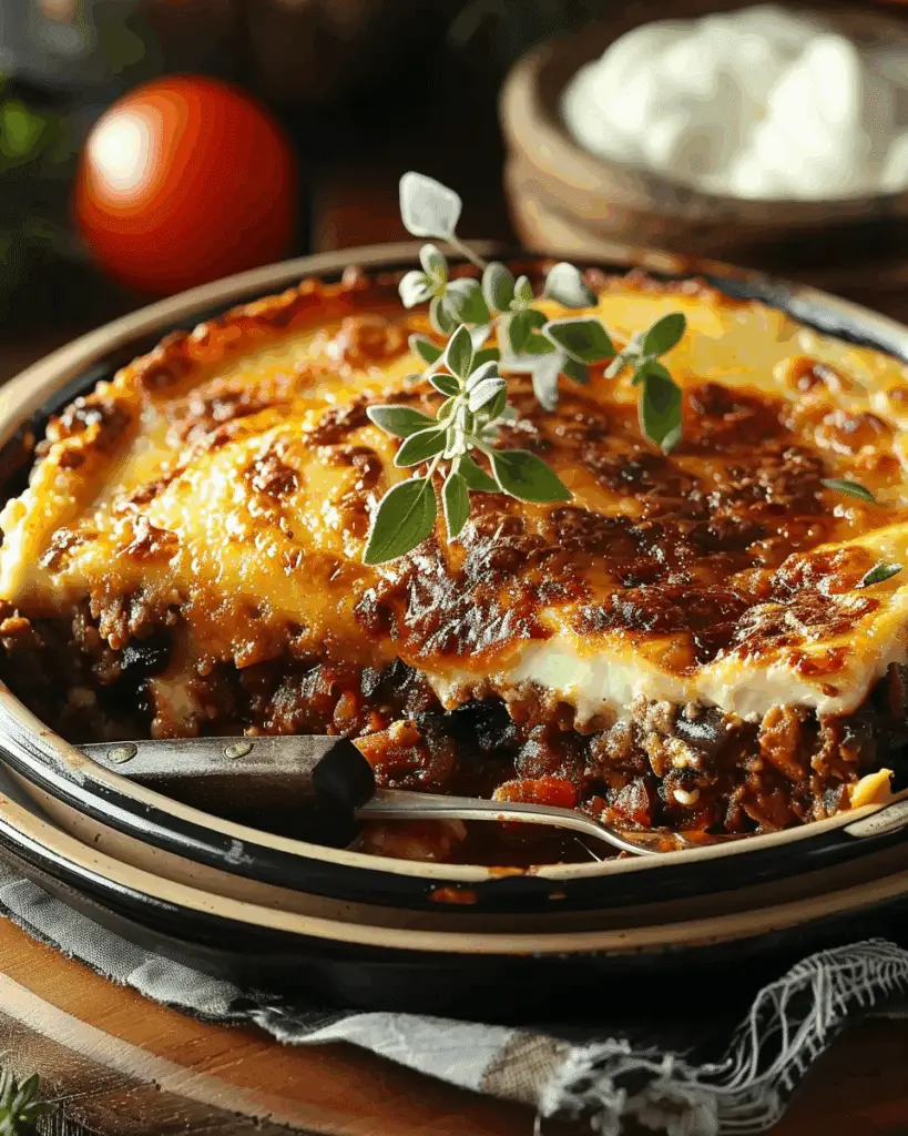 Outrageously Delicious Greek Moussaka