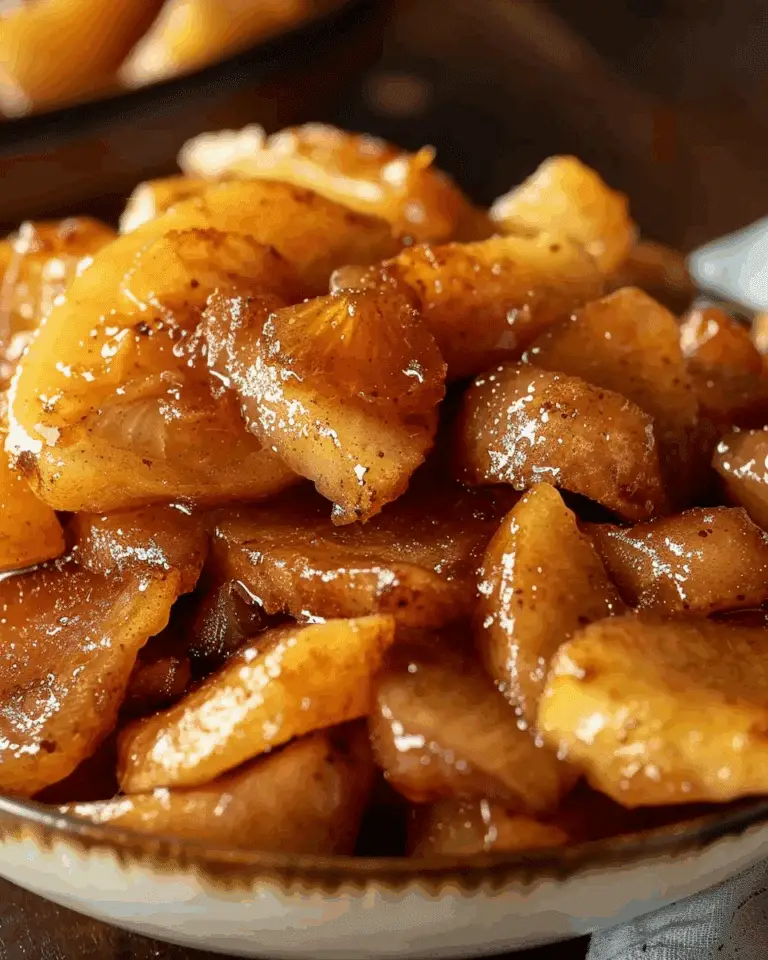 Slow Cooker Cracker Barrel Fried Apples