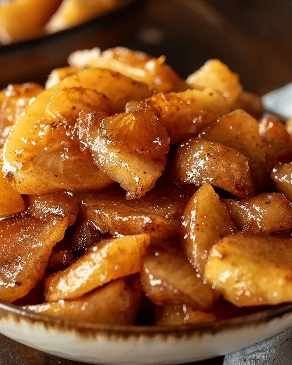 Slow Cooker Cracker Barrel Fried Apples