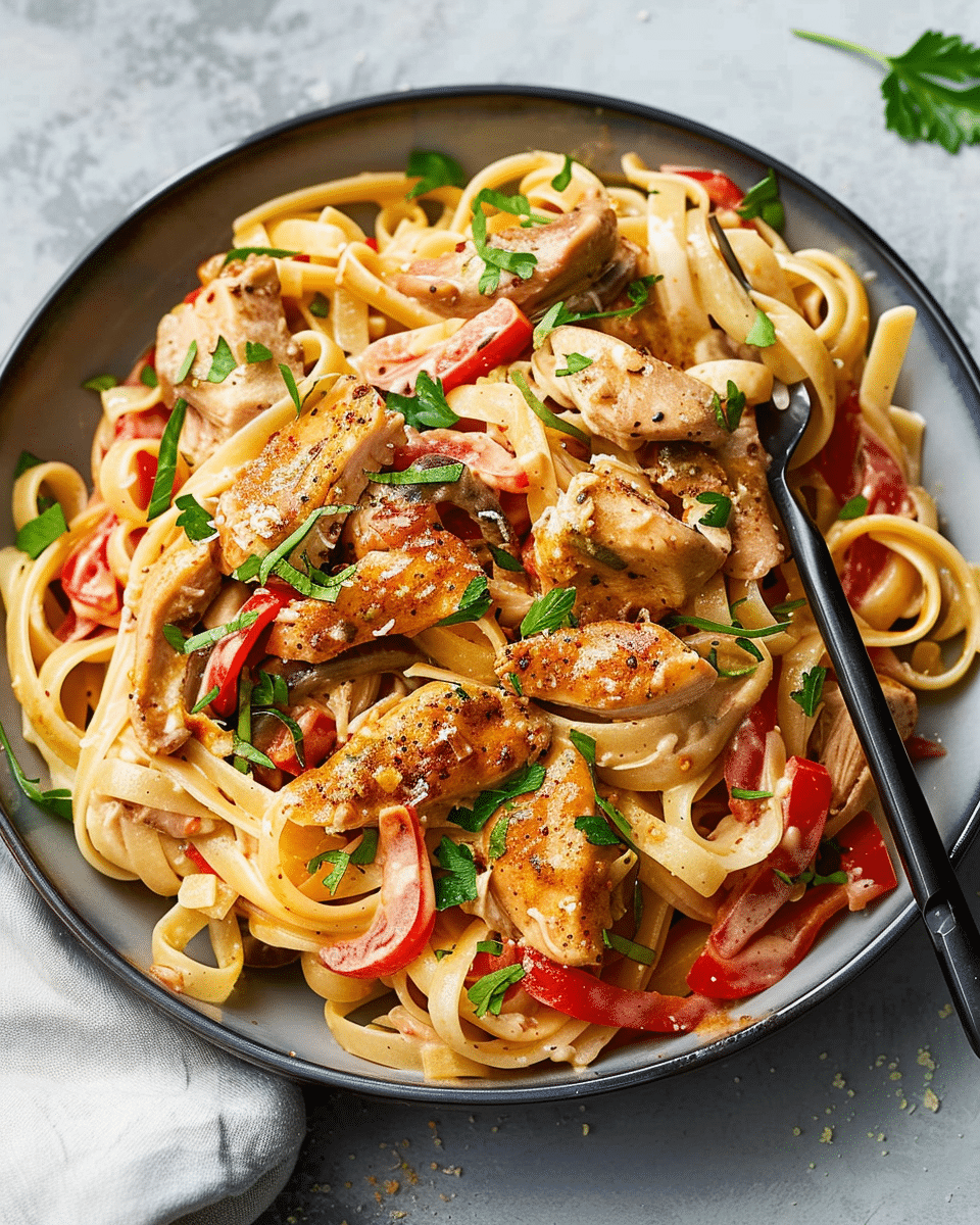 Creamy Cajun-Style Chicken Pasta