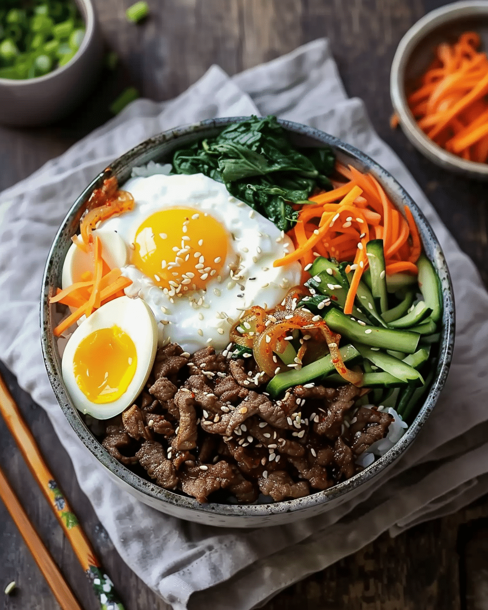Korean Beef Bibimbap Bowl