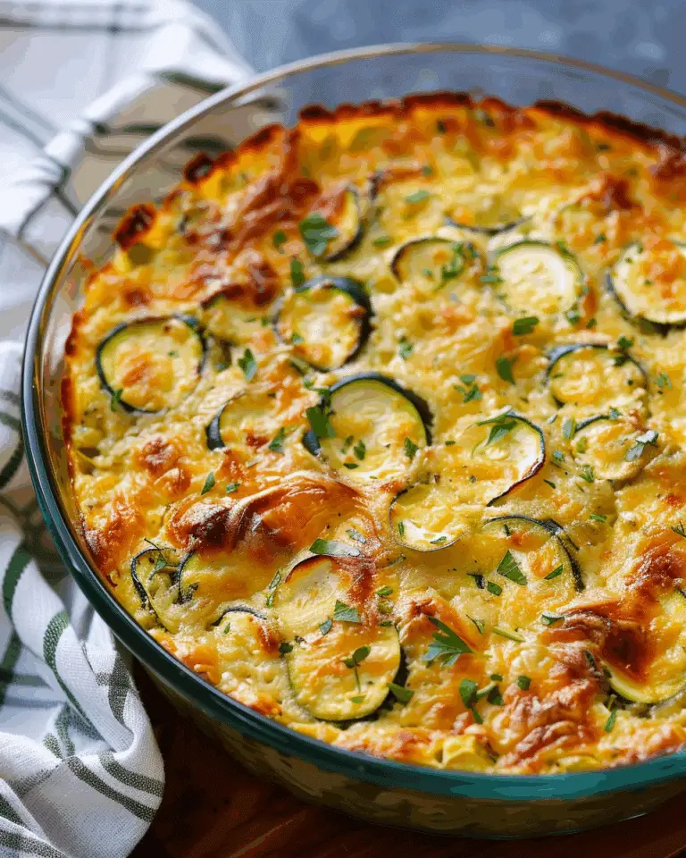 Savory Garden Zucchini Casserole