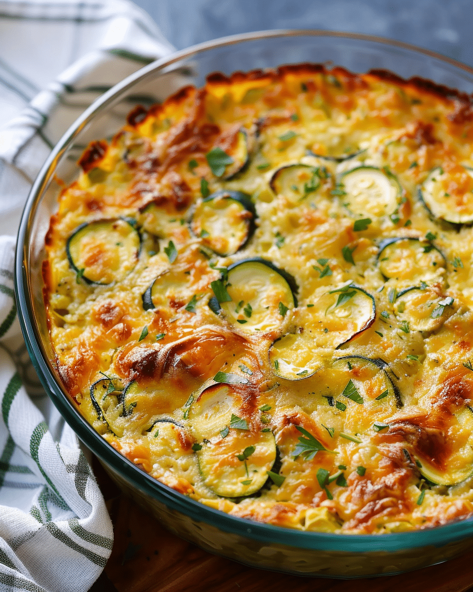 Savory Garden Zucchini Casserole