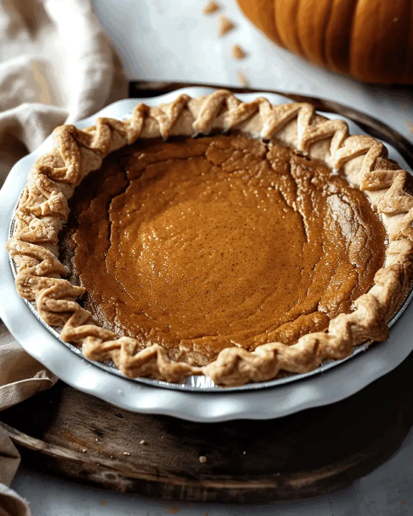 Pumpkin Pie from Scratch