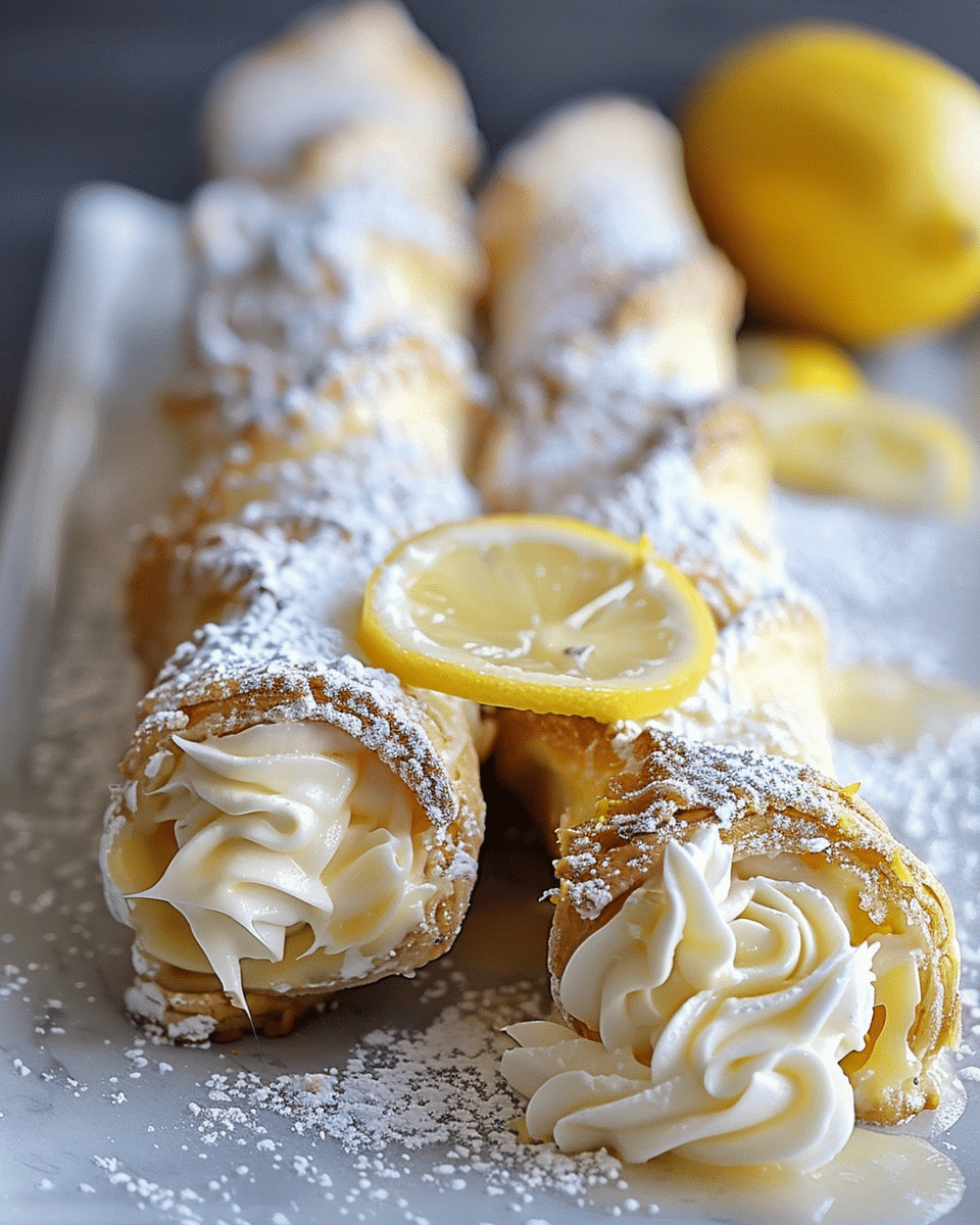 Lemon Meringue Pie Cannoli