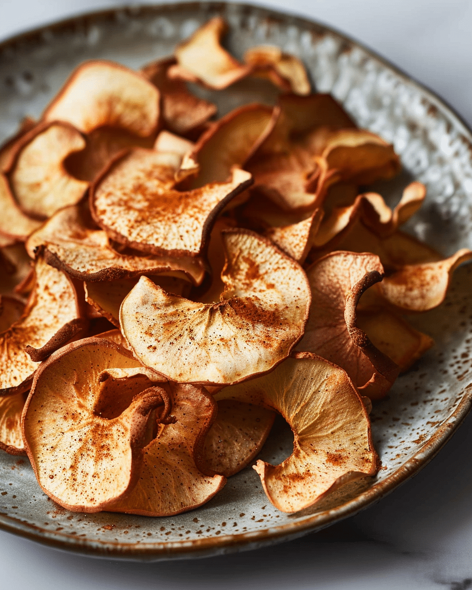 Air Fryer Apple Chips (Easy Cinnamon Recipe)