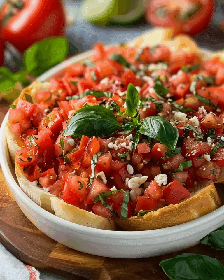 Bruschetta Dip: A Vibrant and Flavorful Appetizer to Delight Guests